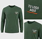 Polera Polo manga larga 100% algodón con bordado corporativo - Miniatura 3