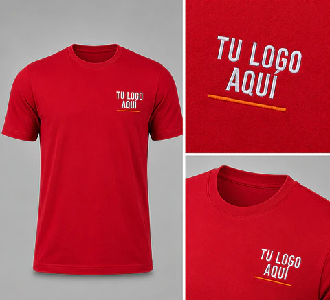 Polera Polo 100% algodón con bordado corporativo