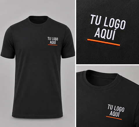 Polera Polo 100% algodón con bordado corporativo