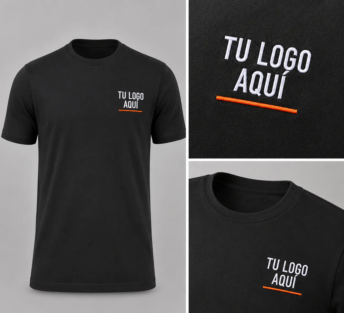 Polera Polo 100% algodón con bordado corporativo 2