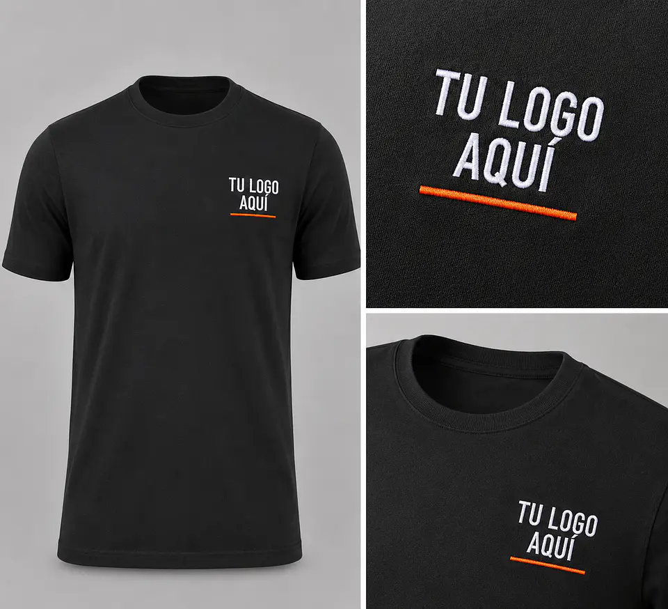 Polera Polo 100% algodón con bordado corporativo 2