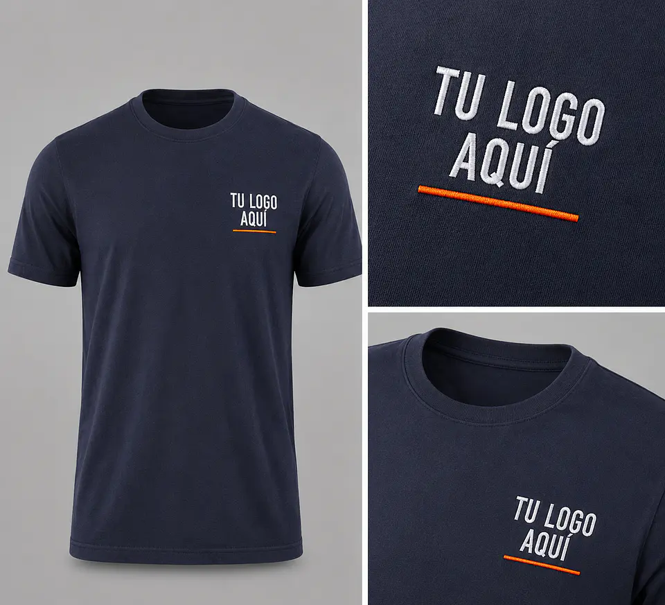 Polera Polo 100% algodón con bordado corporativo 4