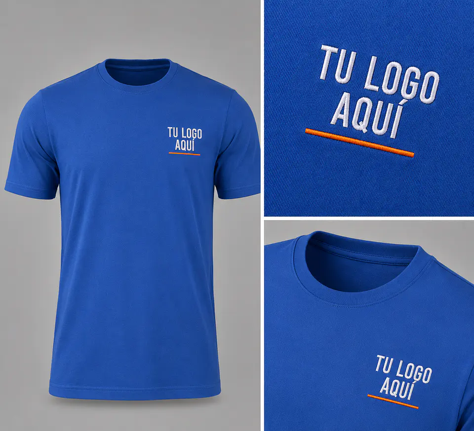 Polera Polo 100% algodón con bordado corporativo 5