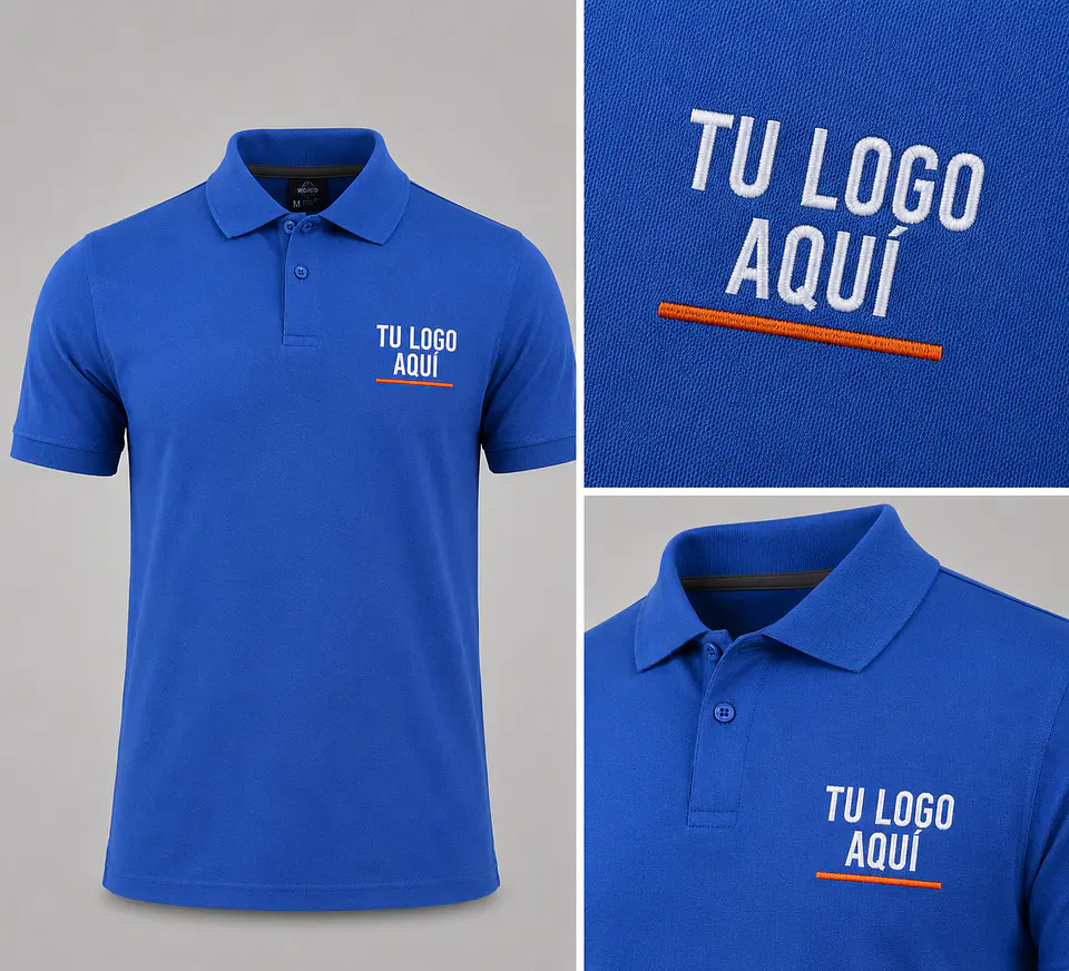 Polera piqué ComfortDry 60% algodón con bordado corporativo 5
