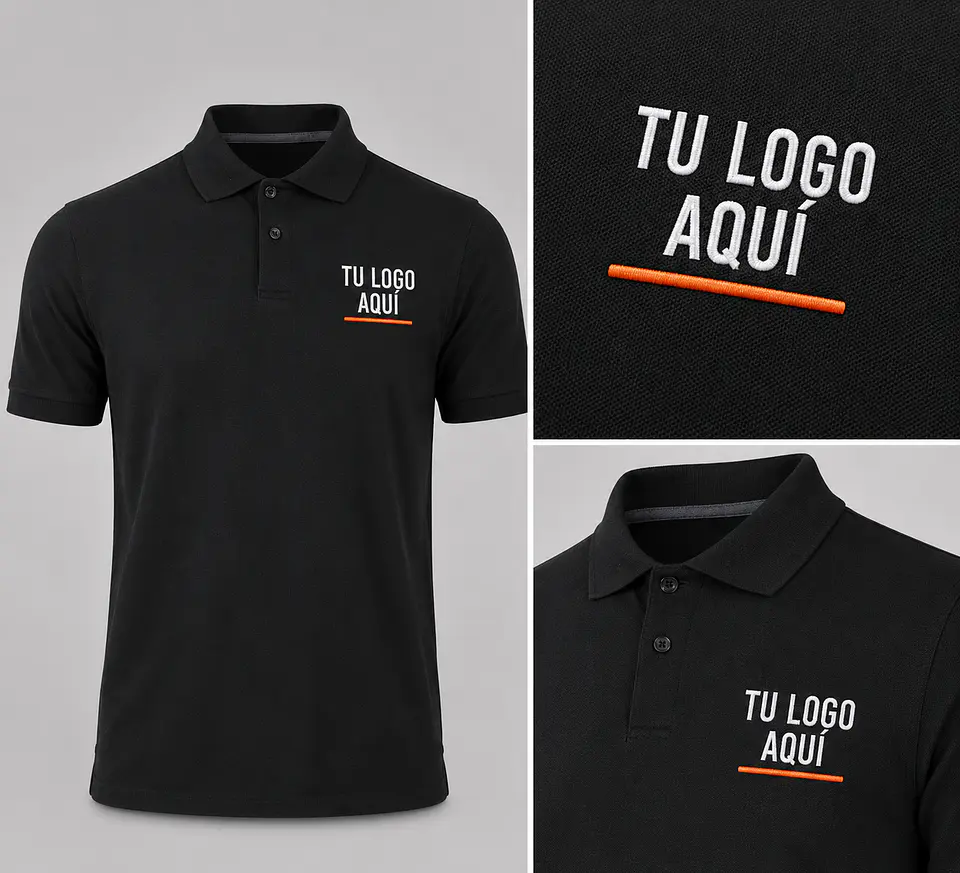 Polera piqué ComfortDry 60% algodón con bordado corporativo 6