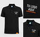 Polera piqué manga corta hombre 80% algodón con bordado corporativo - Miniatura 7