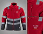 Polar con cinta reflectante hombre con bordado corporativo - Miniatura 3