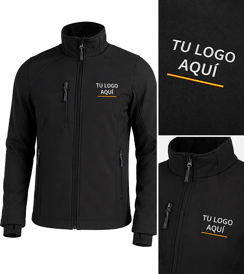 Chaqueta Softshell con bordado corporativo