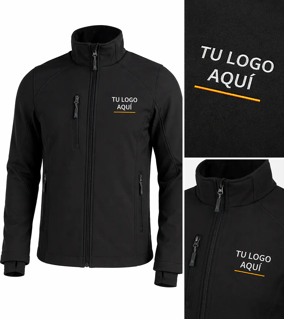 Chaqueta Softshell con bordado corporativo 1