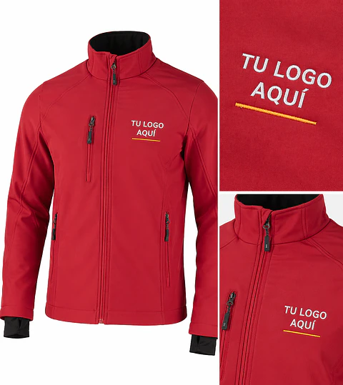 Chaqueta Softshell con bordado corporativo