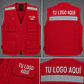 Chaleco geólogo de gabardina con bordado corporativo - Miniatura 2