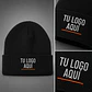 Gorro de lana acrílica y polar con bordado corporativo - Miniatura 1