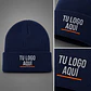 Gorro de lana acrílica y polar con bordado corporativo - Miniatura 2