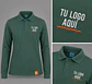 Polera piqué hombre 80% algodón con bordado corporativo - Miniatura 5