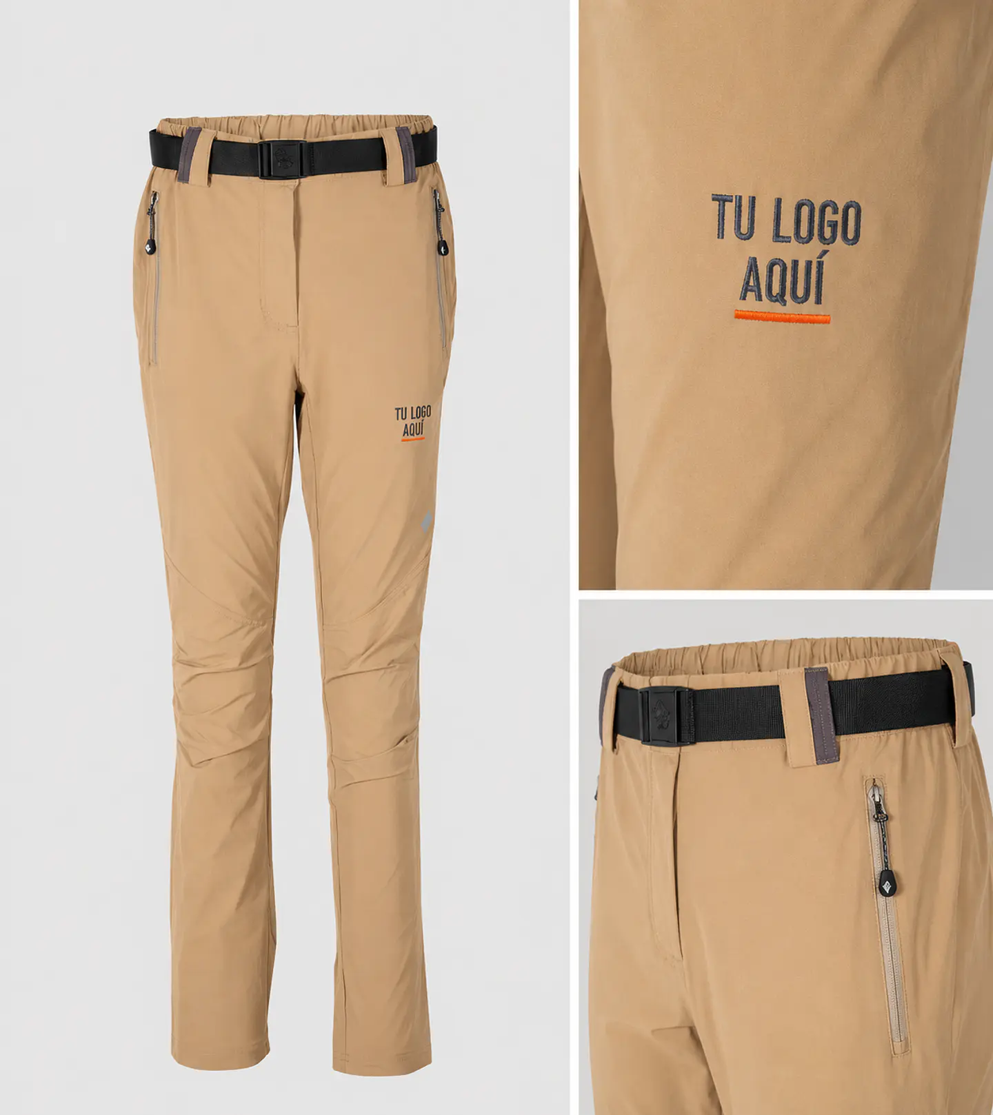 Pantalón de ripstop mujer con bordado corporativo 1