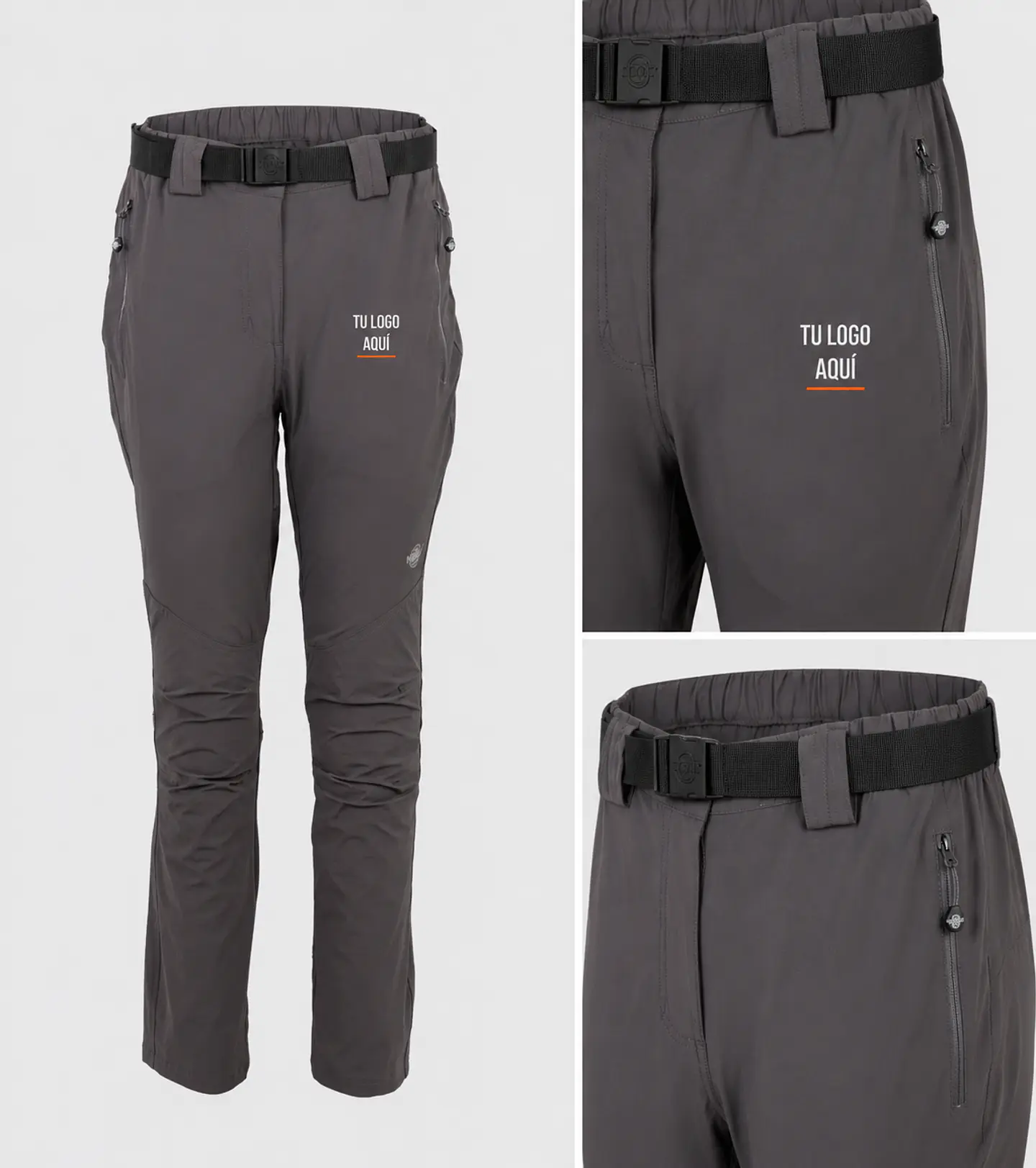 Pantalón de ripstop mujer con bordado corporativo 3