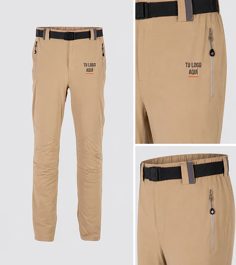 Pantalón de ripstop hombre con bordado corporativo