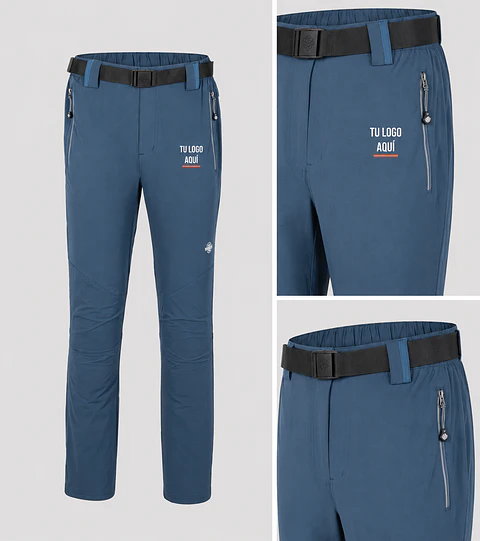 Pantalón de ripstop hombre con bordado corporativo