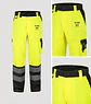 Pantalón Hi-Vis Clase 2 para hombre con bordado corporativo - Miniatura 1