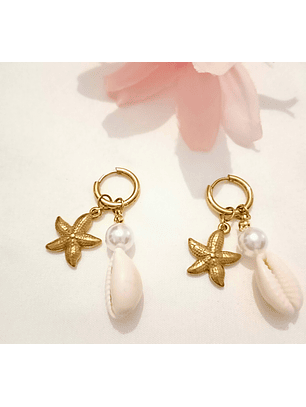 Essência do Mar- Argolas em aço