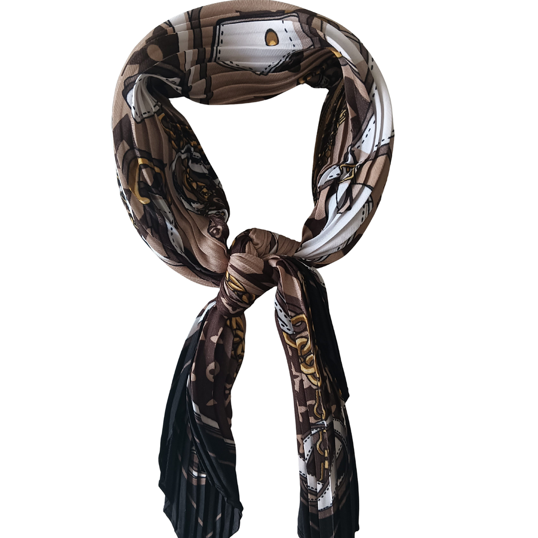 Bandana plissada estampafa 1