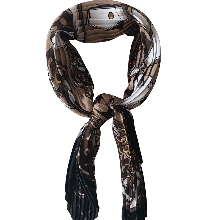 Bandana plissada estampafa 1