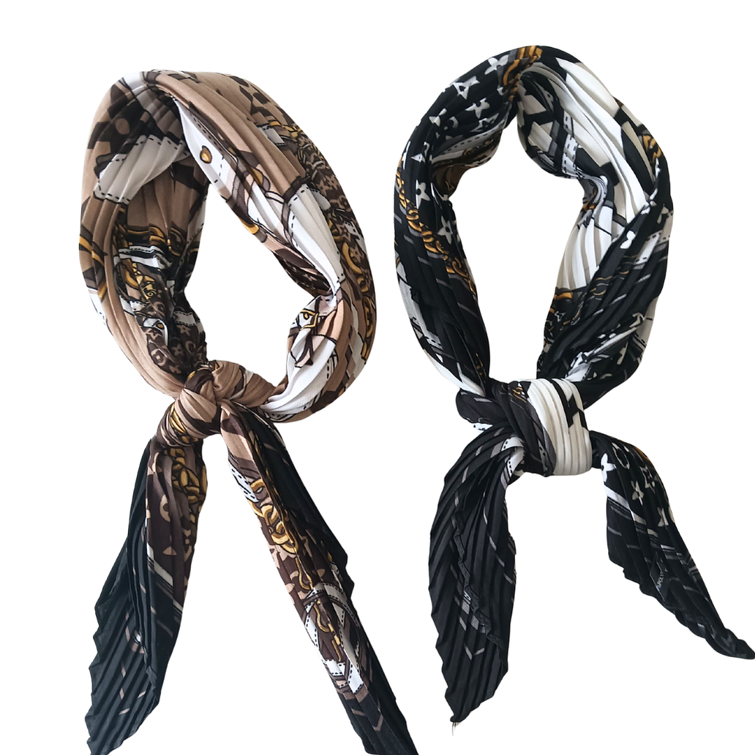 Bandana plissada estampafa 3