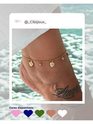 Pulseira de pé 