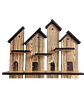 Repisa madera porta llaves - Casa Florencia - Miniatura 1