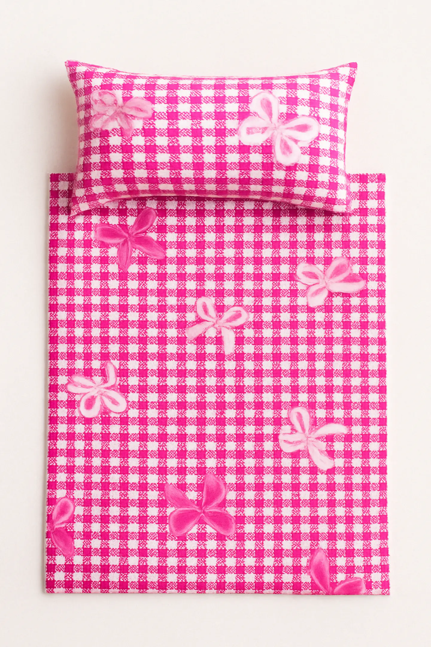 Cuna para muñecas de madera - Diseño corazón 3