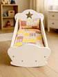 Cuna para muñecas de madera - Diseño estrella - Miniatura 3