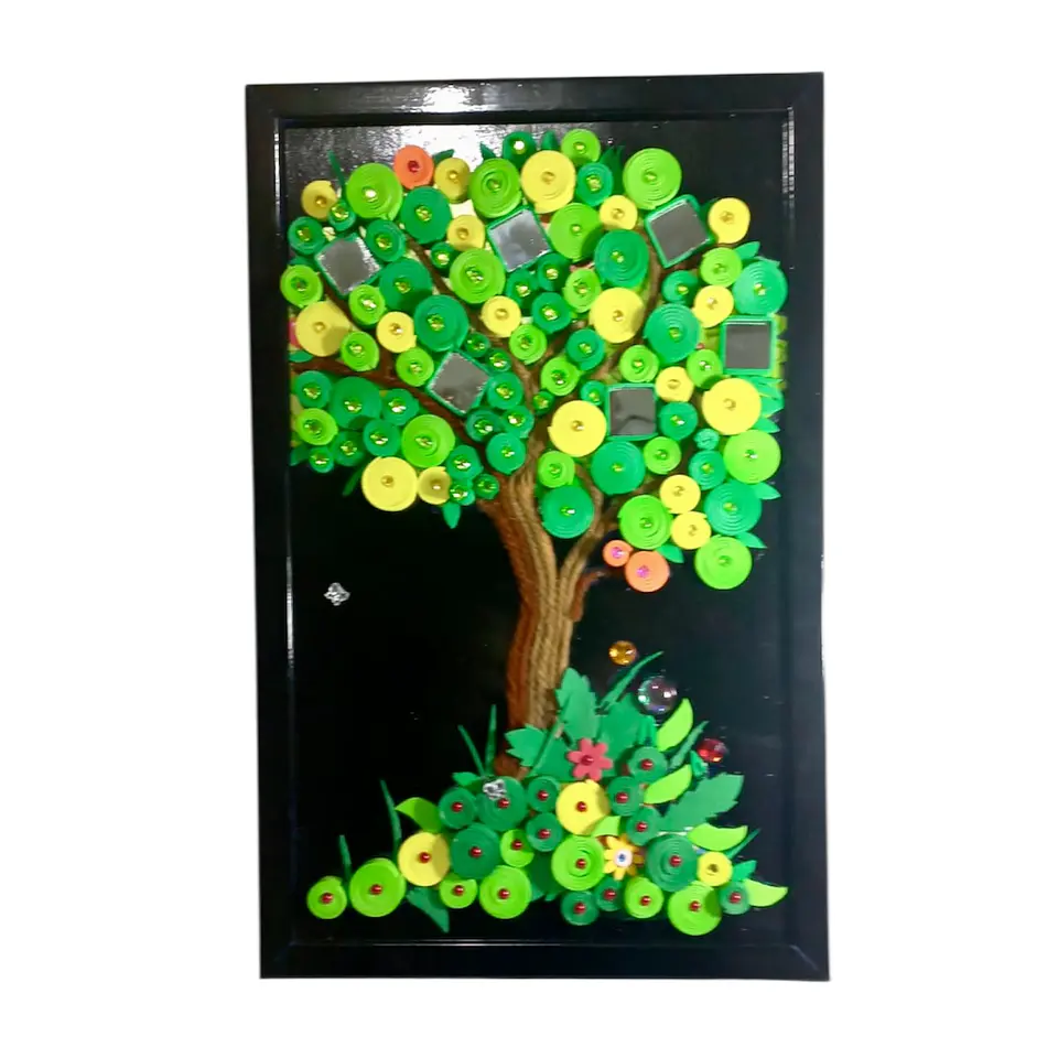 Cuadro árbol de la vida - Verde 1
