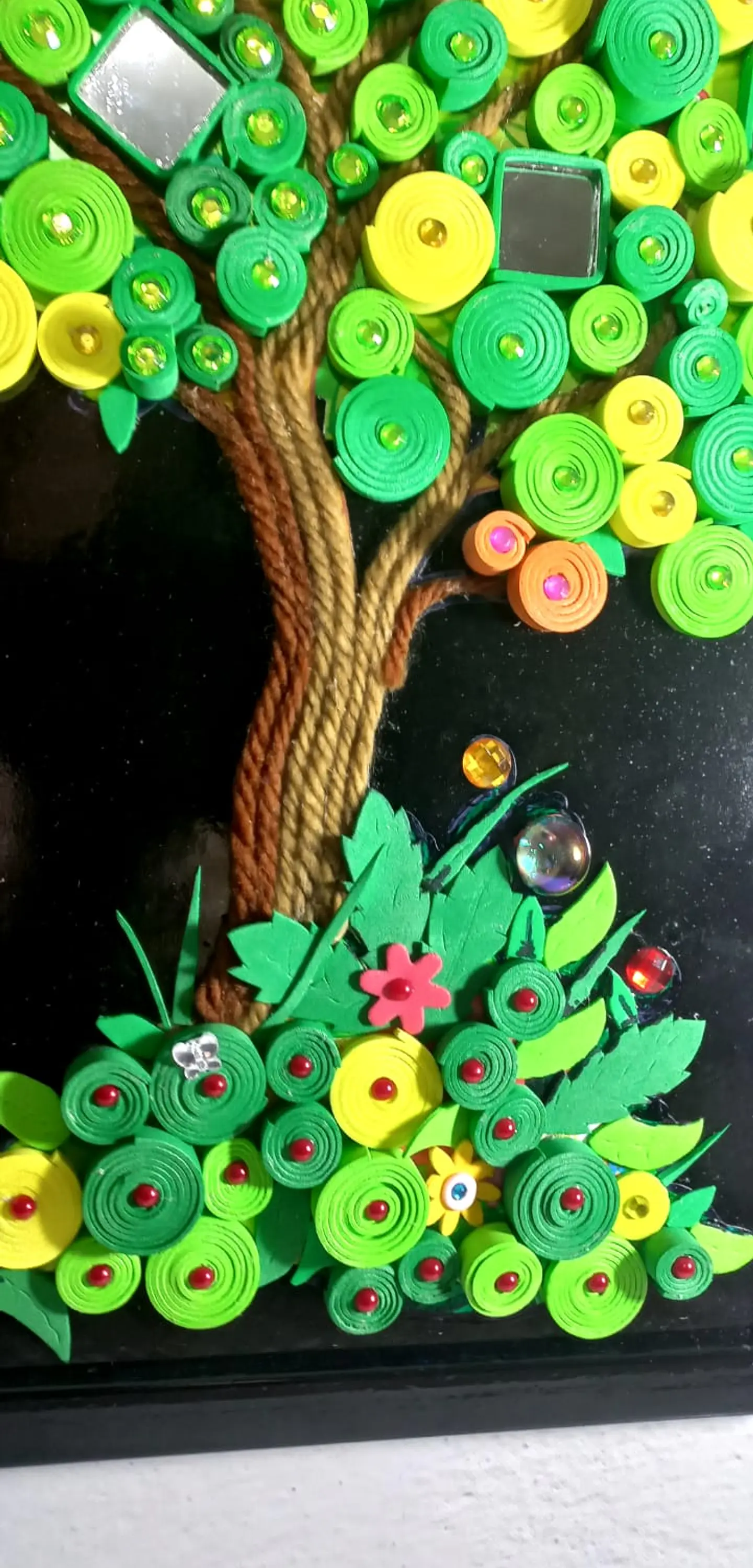 Cuadro árbol de la vida - Verde 3