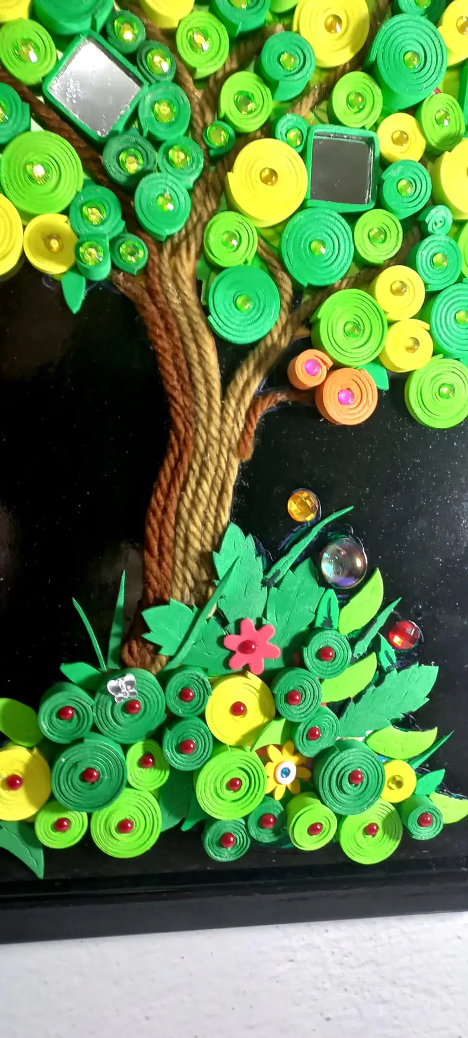 Cuadro árbol de la vida - Verde 3