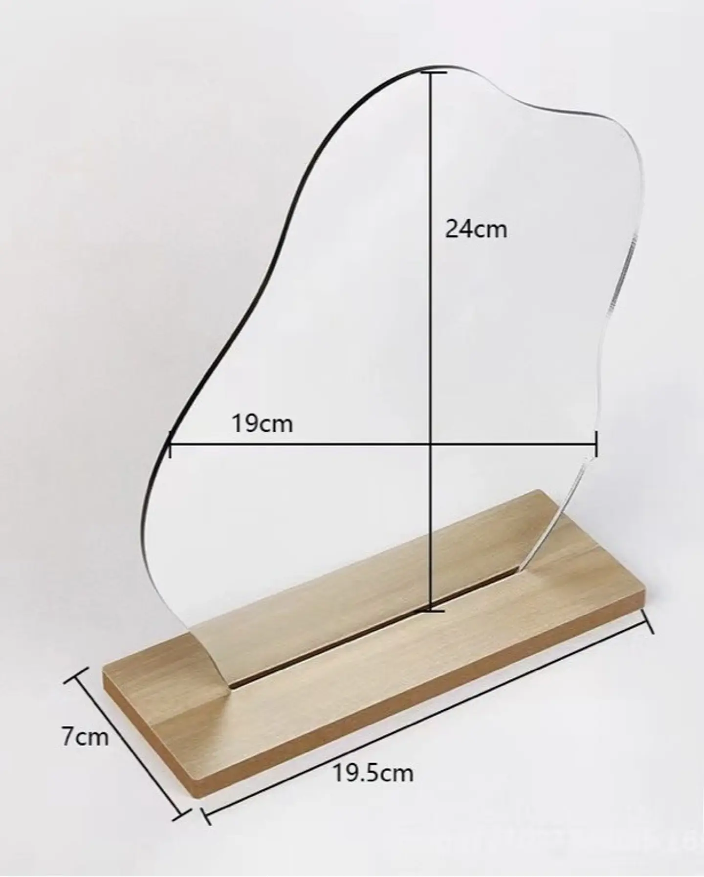 Espejo Decorativo de Mesa con Formas Irregulares – Moderno y Versátil 5