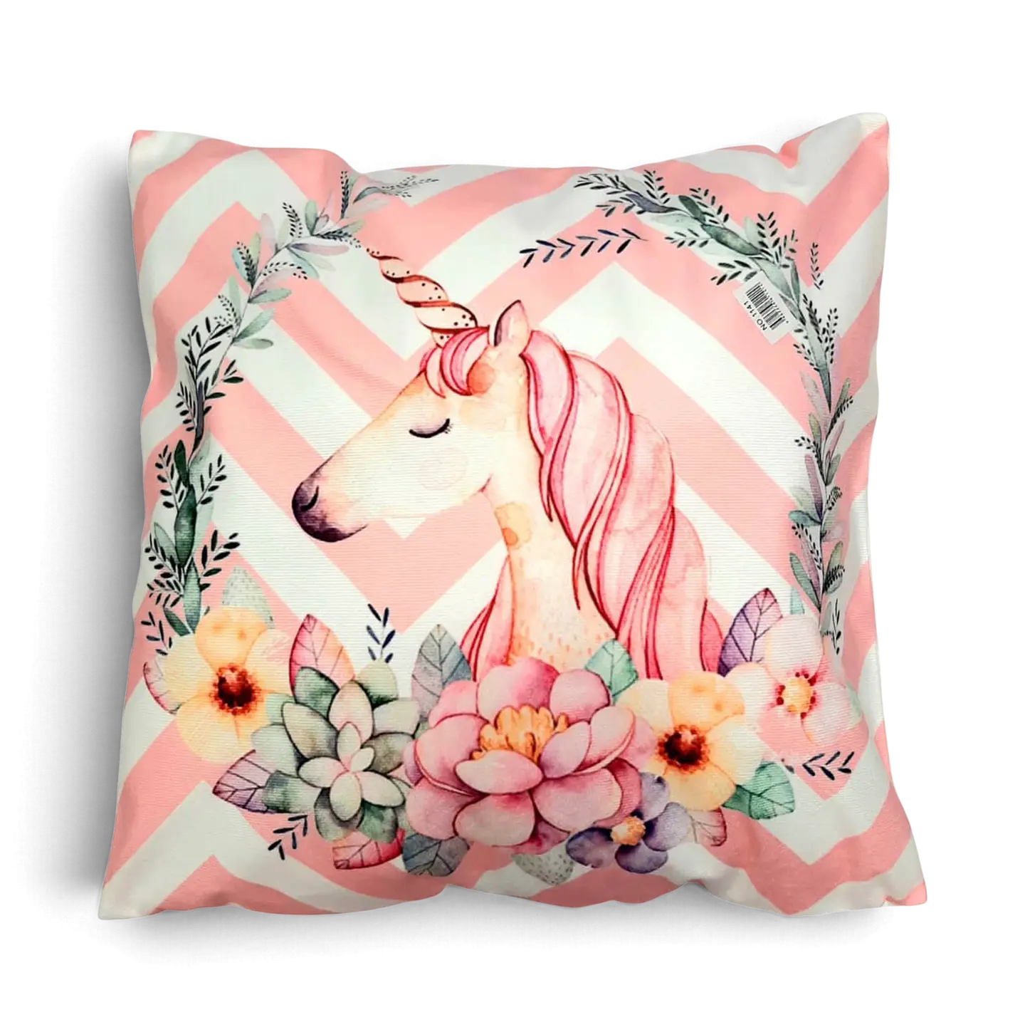 Funda de Cojín Unicornio Rosado 45x45 cm 1