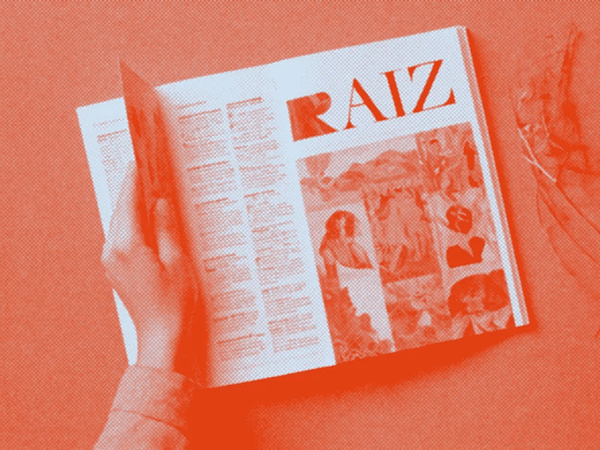 Design editorial para “Raíz”