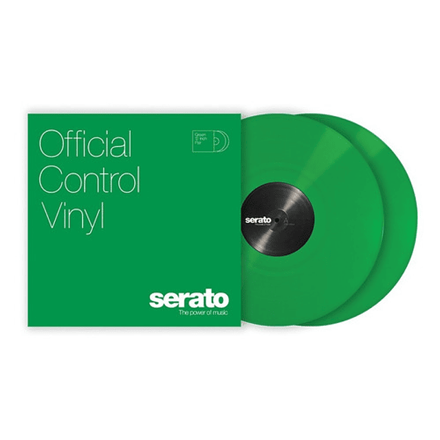 Serato Vinilo Time Code Verde 12 (par)