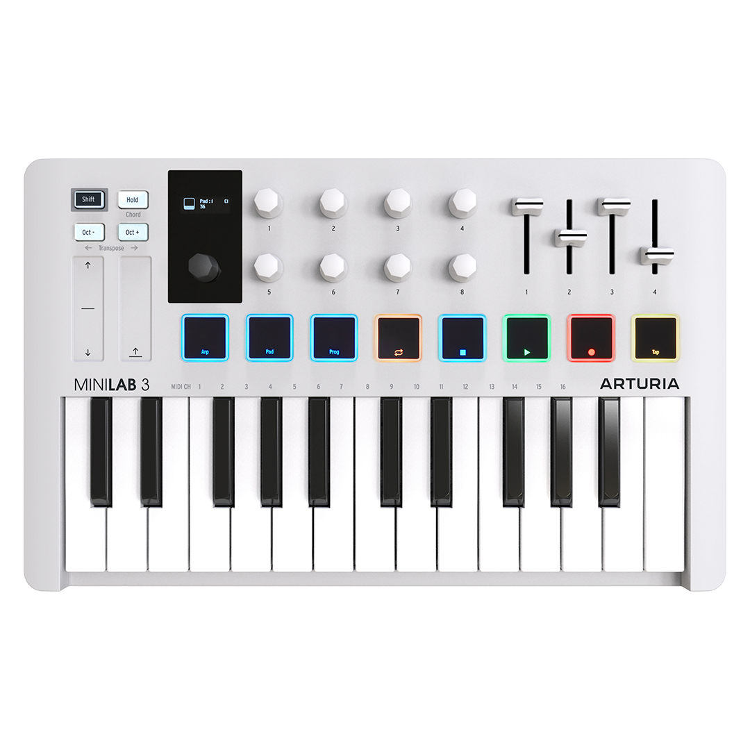 Arturia Minilab 3 Aquamarine: Controlador MIDI Compacto