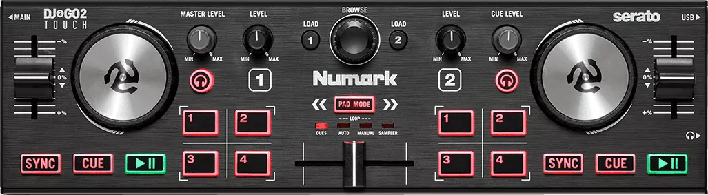 Controlador Dj DJ2GO2 Touch Numark