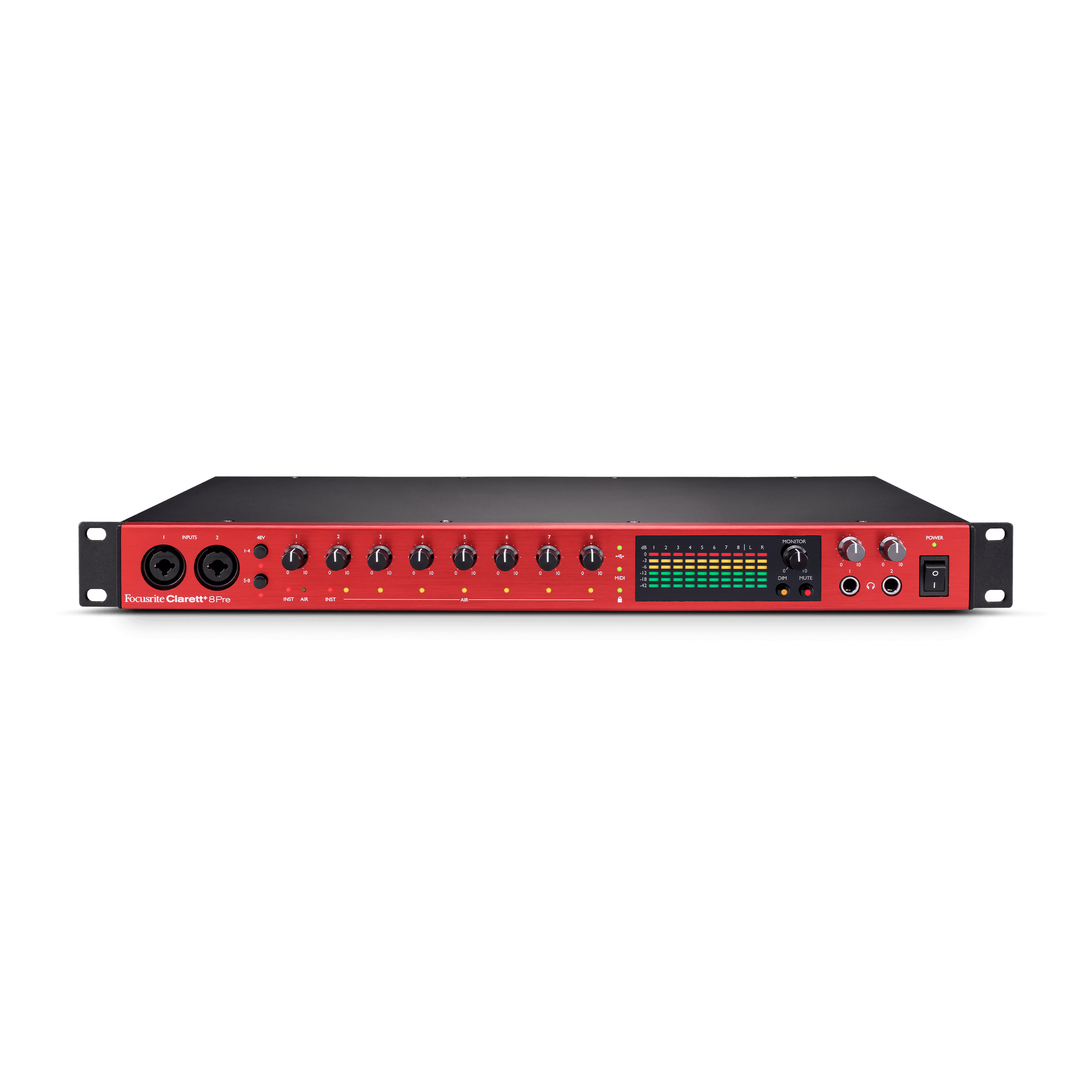 Clarett+ 8Pre Focusrite Interfaz de Audio