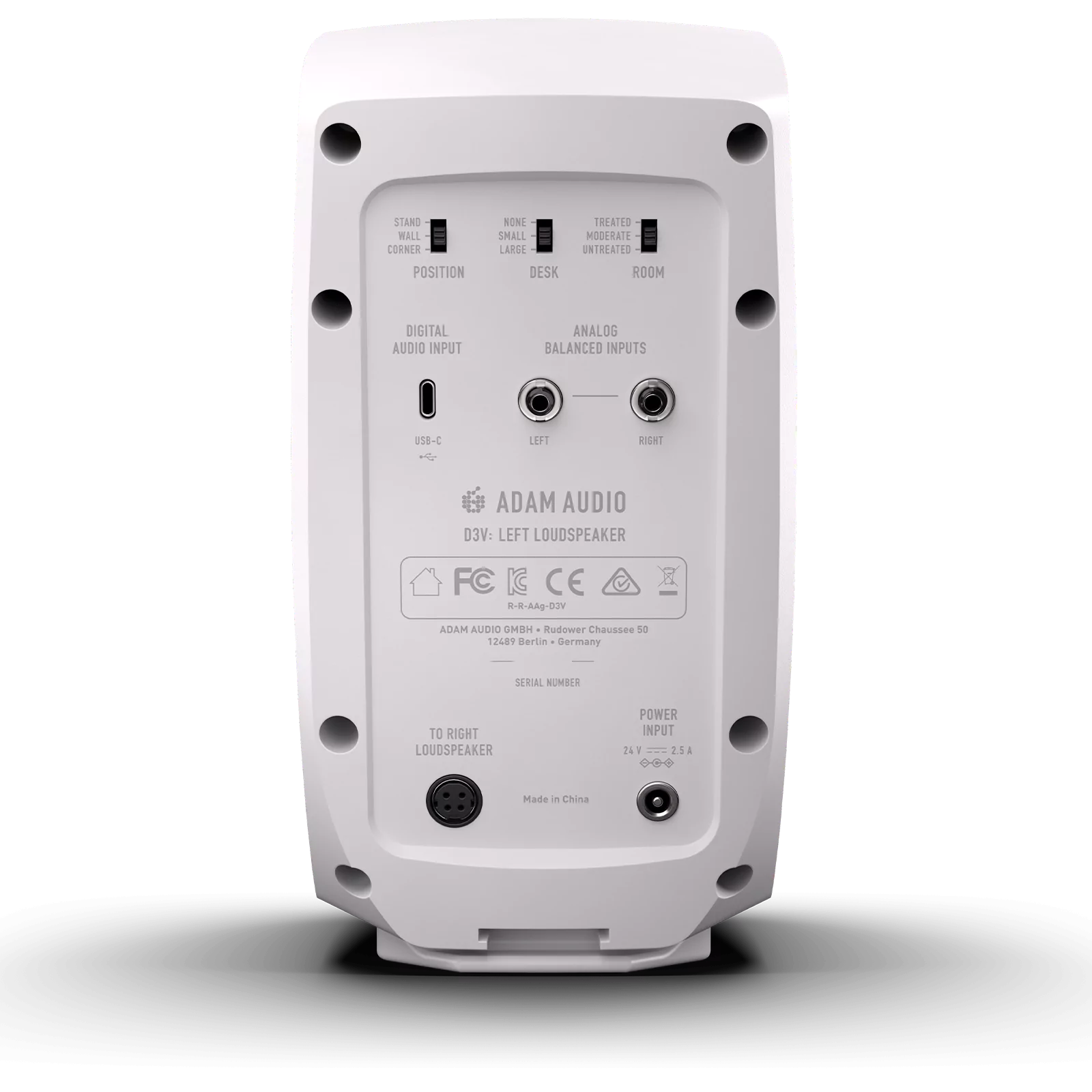 ADAM AUDIO D3V ホワイト ADAM Audio D3V ペア White アクティブ モニタースピーカー