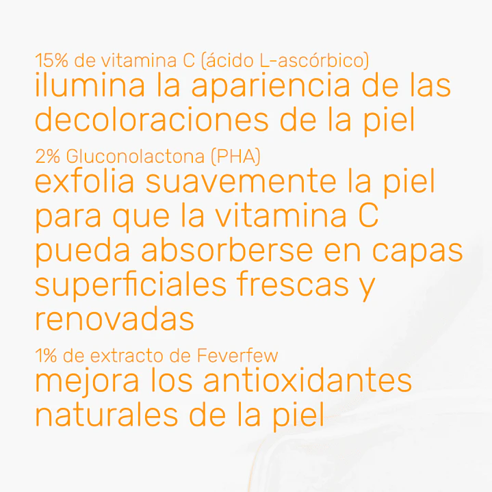 Vitamina C. Serum Iluminador - Potente Aclarante, 15 ml- 4