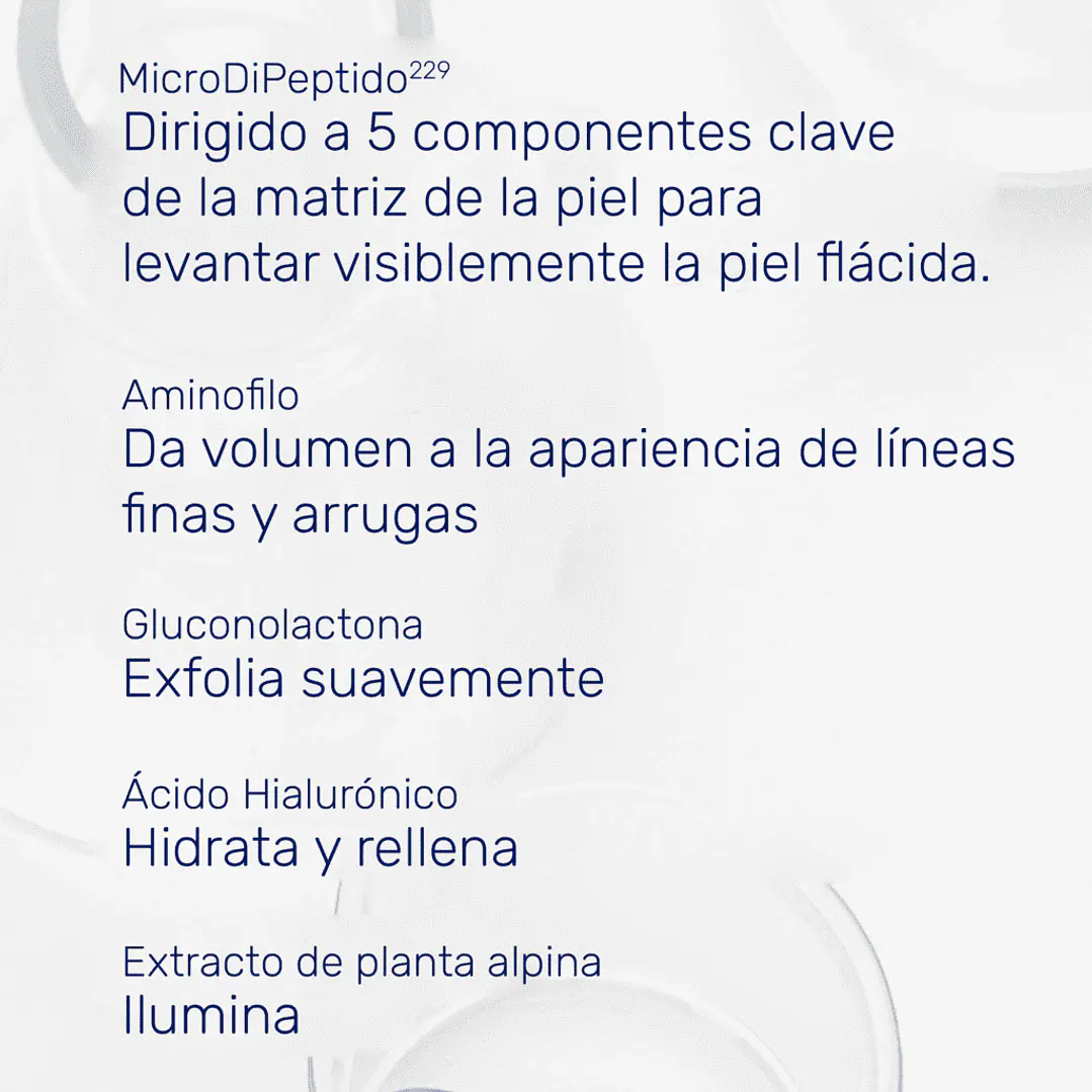 TRI – THERAPY LIFTING SERUM, con tecnología MicroDiPeptido229 3