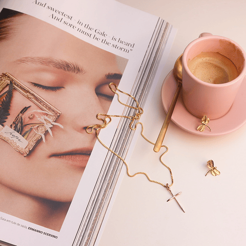 Colar Cruz | Fé, é a verdade que mora no coração 