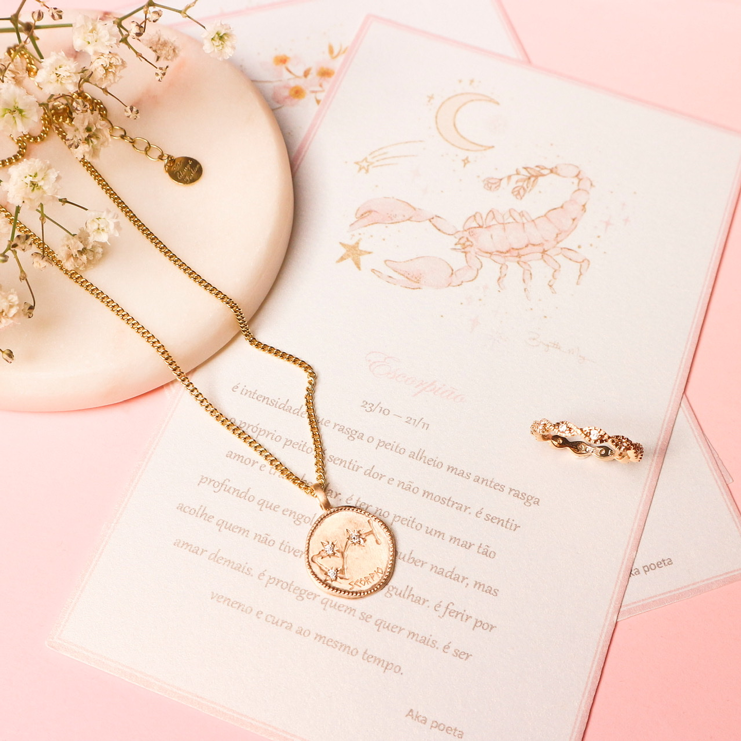 Colar constelação signo v2 3