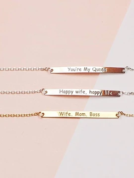 Pulseira com gravação