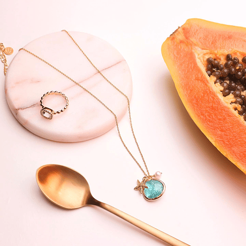 Colar AQUA | ela é mar, calma mas tão profunda 