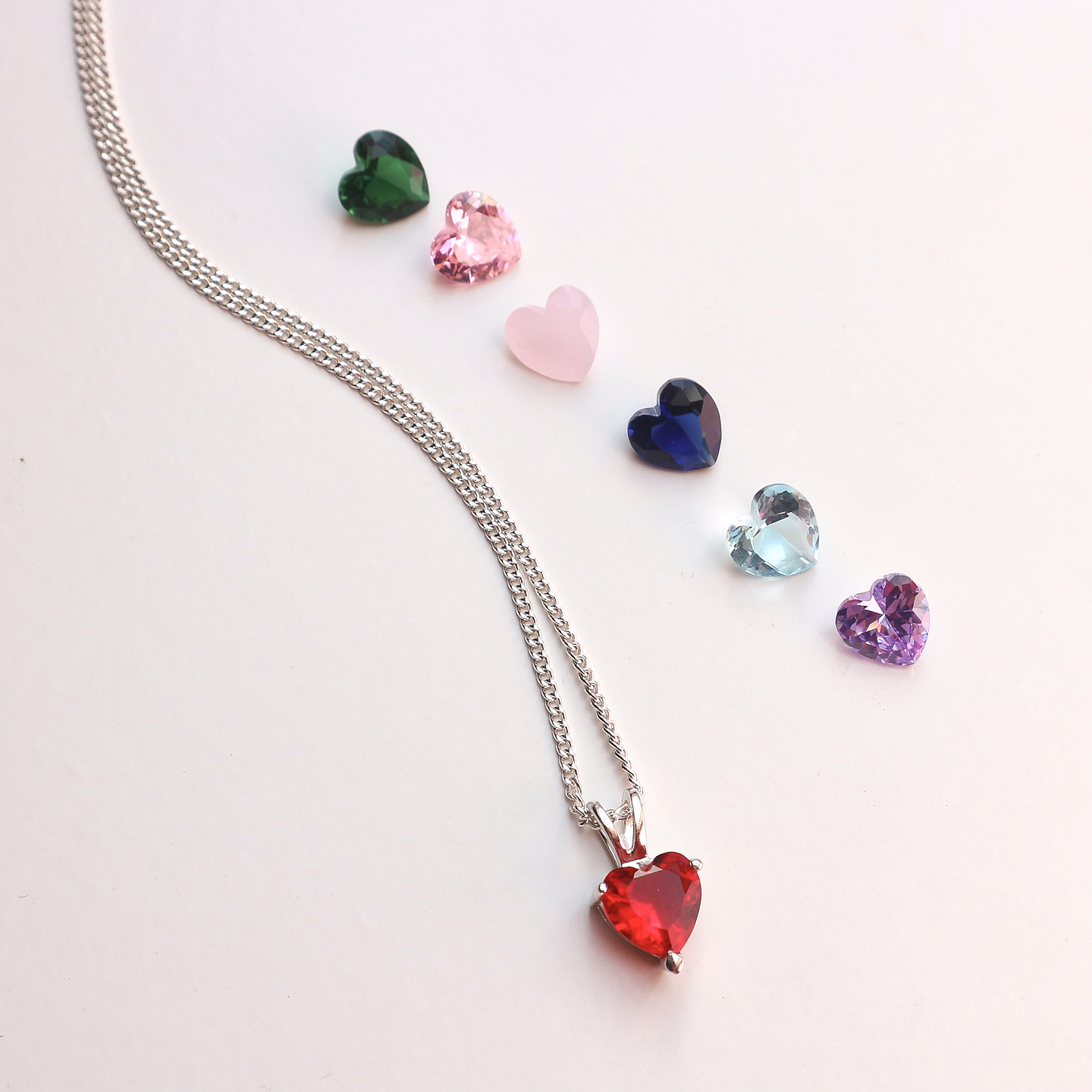 Colar coração cristal | és o inesperado mais esperado  1
