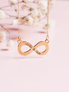 Colar infinito com gravação